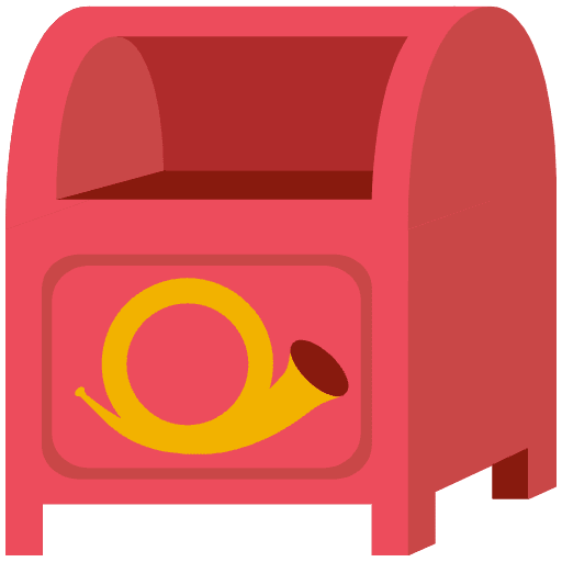Postbox Emoji from EmojiTwo Colors Set