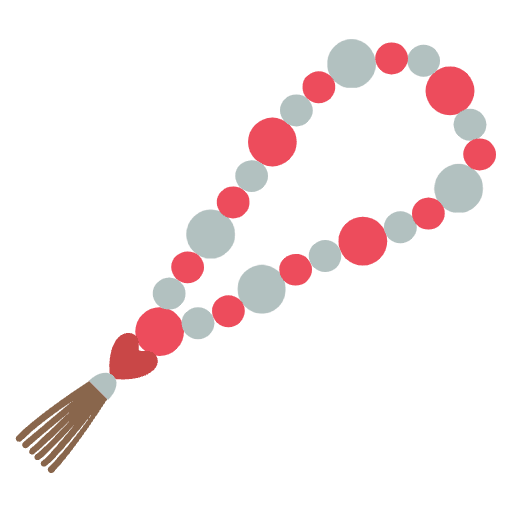 Prayer Beads Emoji from EmojiTwo Colors Set