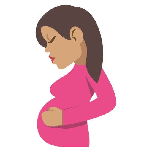 Pregnant Woman Medium Skin Tone Emoji from EmojiTwo Colors Set