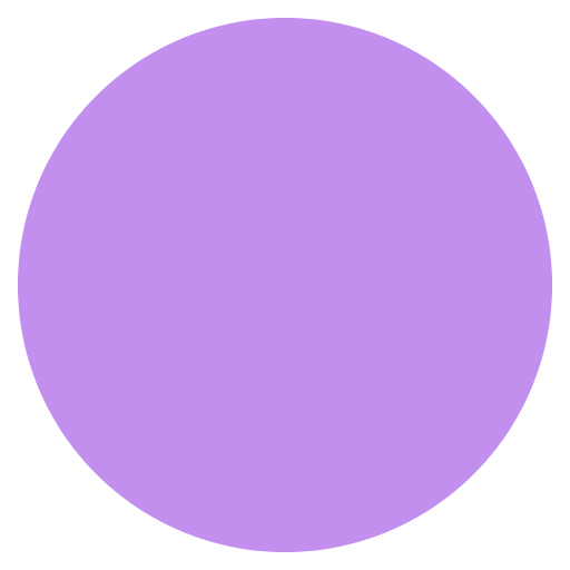 Purple Circle Emoji from EmojiTwo Colors Set
