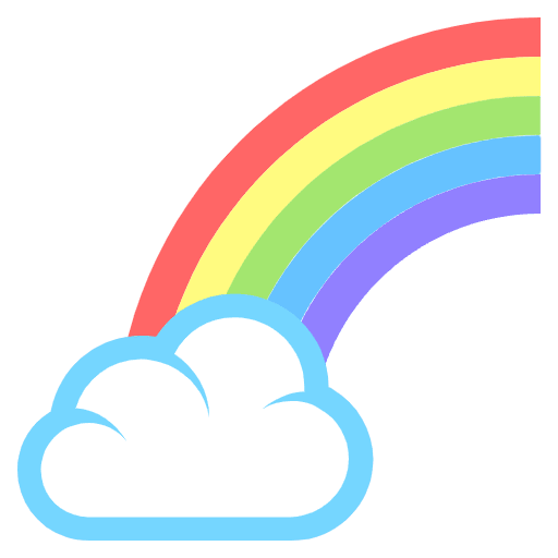 Rainbow Emoji from EmojiTwo Colors Set