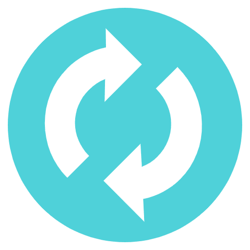 Refresh Circular Arrows Element from EmojiTwo Colors Set