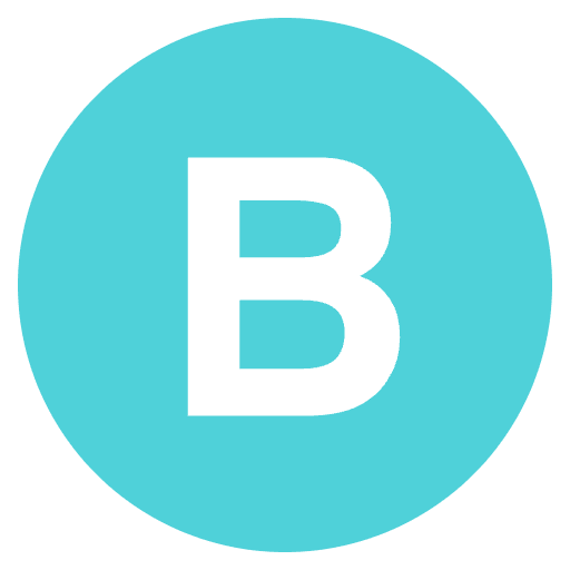 Regional Indicator B Element from EmojiTwo Colors Set
