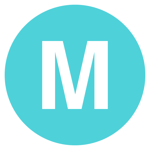 Regional Indicator M Element from EmojiTwo Colors Set