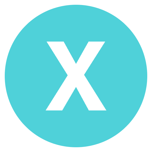 Regional Indicator X Emoji from EmojiTwo Colors Set