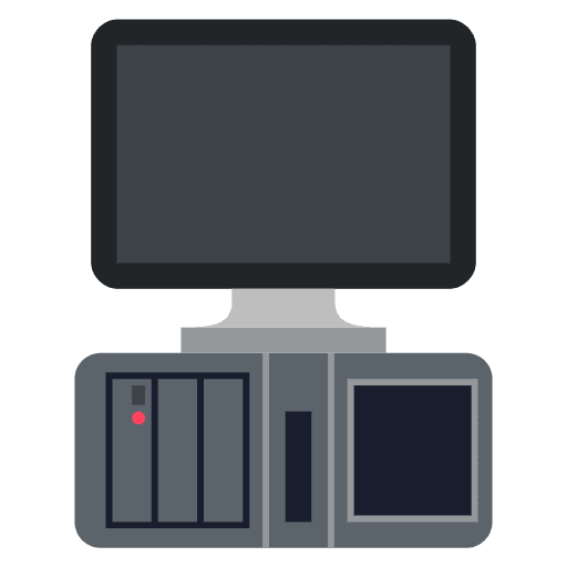 Retro Media Console Element from EmojiTwo Colors Set