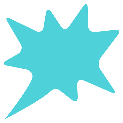 Right Anger Bubble Element from EmojiTwo Colors Set