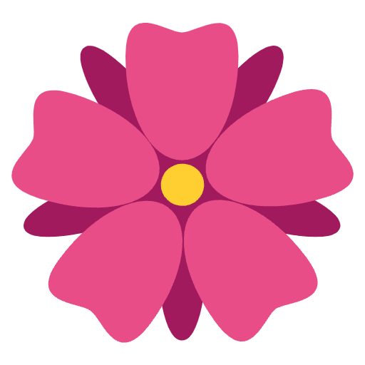 Rosette Emoji from EmojiTwo Colors Set