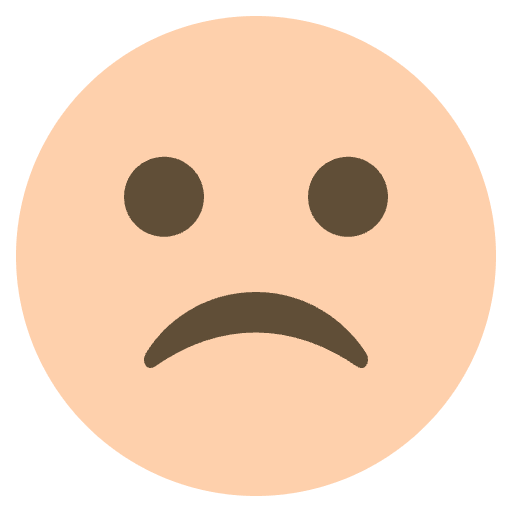 Sad Emoji Emoji from EmojiTwo Colors Set