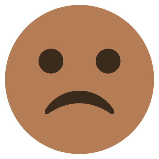 Sadfaceemoji Emoji from EmojiTwo Colors Set