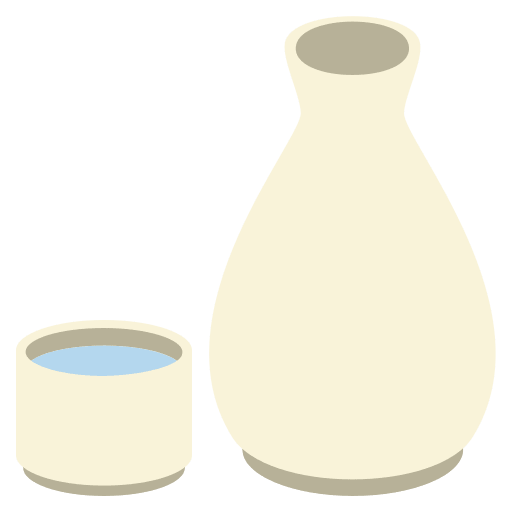 Sake Element from EmojiTwo Colors Set