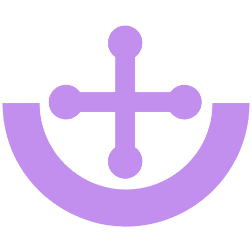 Semi Circled Cross Pommee Element from EmojiTwo Colors Set