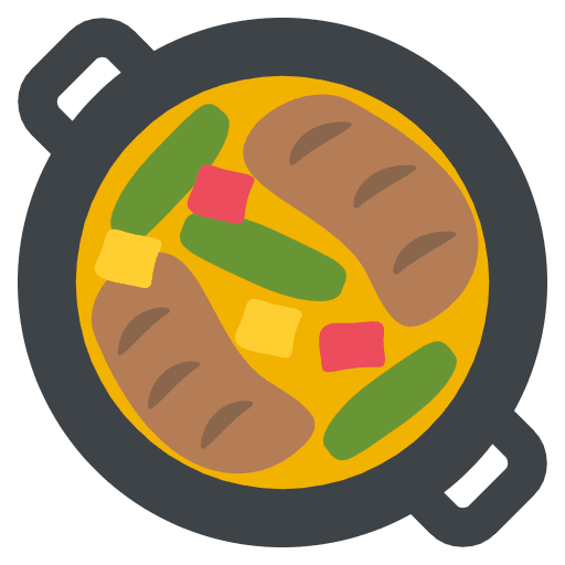 Shallow Pan Of Food Emoji from EmojiTwo Colors Set