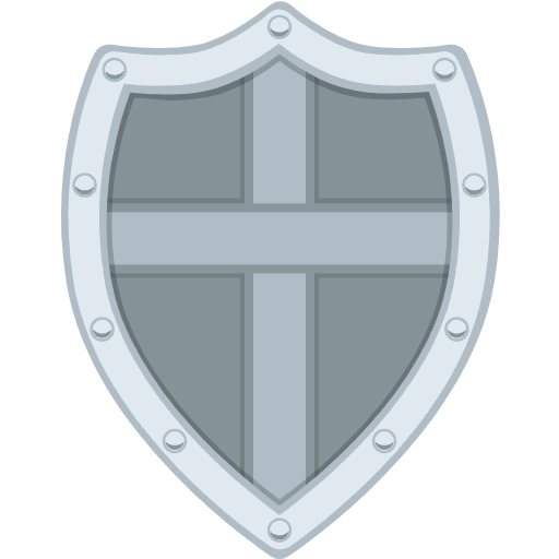 Shield Emoji from EmojiTwo Colors Set