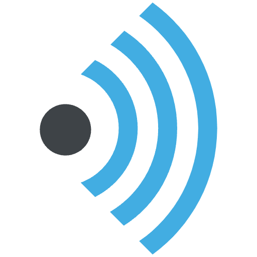 Signal Waves Icon Emoji from EmojiTwo Colors Set