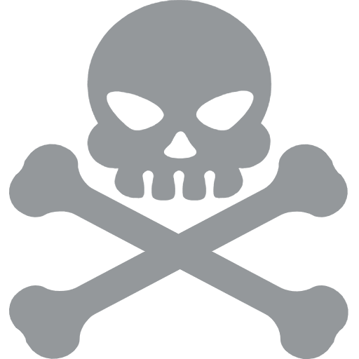 Skull And Crossbones Element from EmojiTwo Colors Set