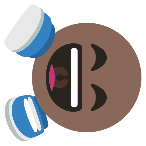 Sleeping Emoji Emoji from EmojiTwo Colors Set