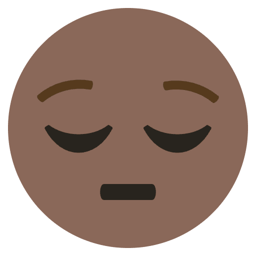 Sleepy Emoji Emoji from EmojiTwo Colors Set