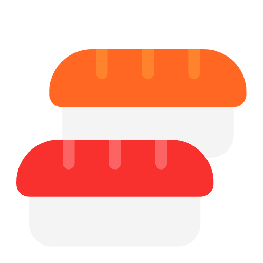Sushi Flat Element from Fluent Emoji Flat Set