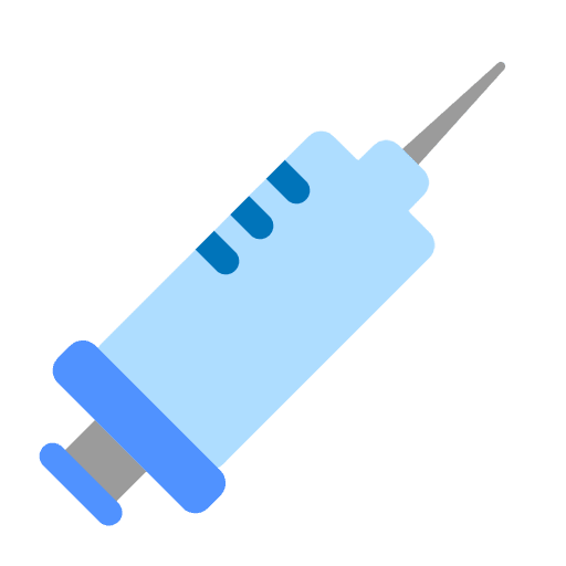 Syringe Flat Emoji from Fluent Emoji Flat Set