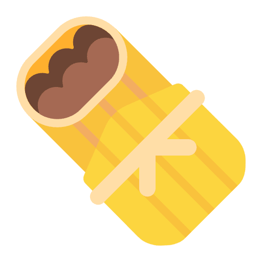 Tamale Flat Element from Fluent Emoji Flat Set