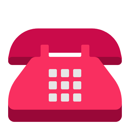 Telephone Flat Emoji from Fluent Emoji Flat Set