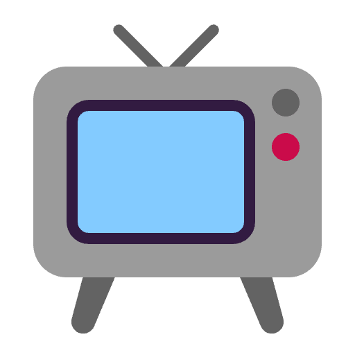 Television Flat Element from Fluent Emoji Flat Set