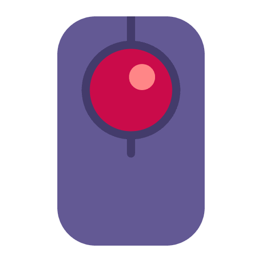 Trackball Flat Element from Fluent Emoji Flat Set