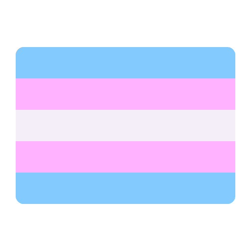 Transgender Flag Flat Emoji from Fluent Emoji Flat Set