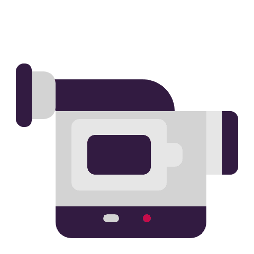 Video Camera Flat Emoji from Fluent Emoji Flat Set
