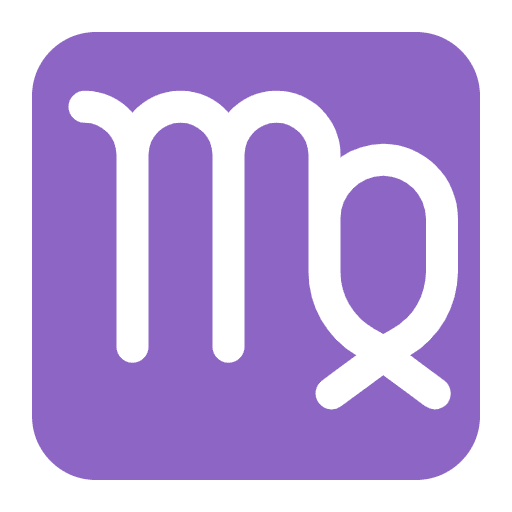 Virgo Flat Emoji from Fluent Emoji Flat Set