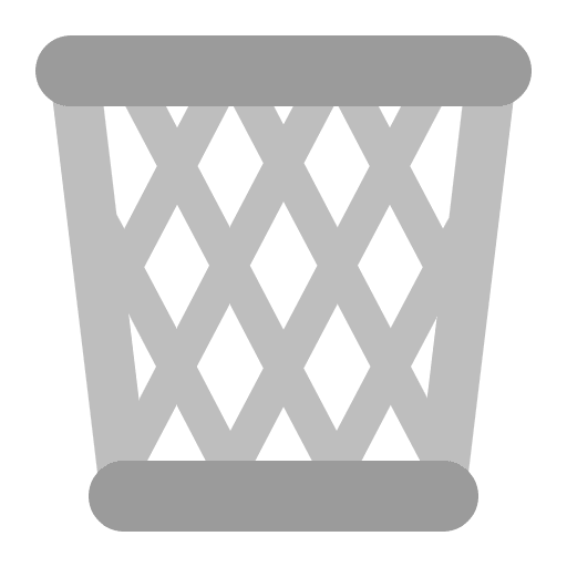 Wastebasket Flat Emoji from Fluent Emoji Flat Set
