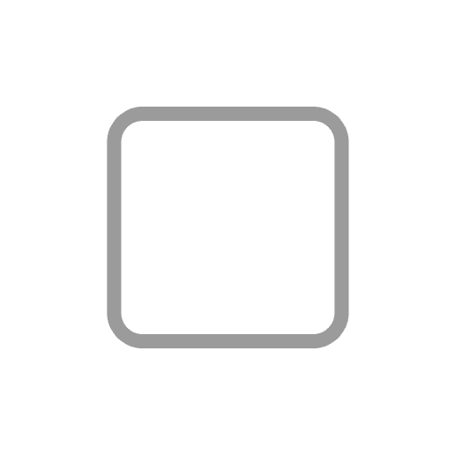 White Medium Small Square Flat Emoji from Fluent Emoji Flat Set
