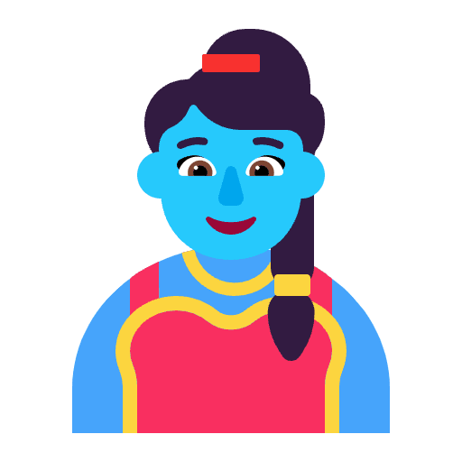 Woman Genie Flat Element from Fluent Emoji Flat Set
