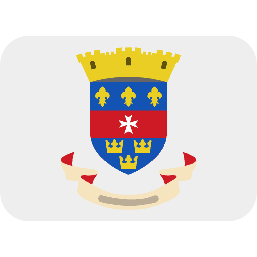 Flag St. Barthélemy Emoji from Twemoji Emoji Set