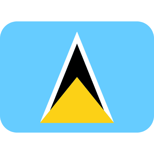Flag St. Lucia Emoji from Twemoji Set