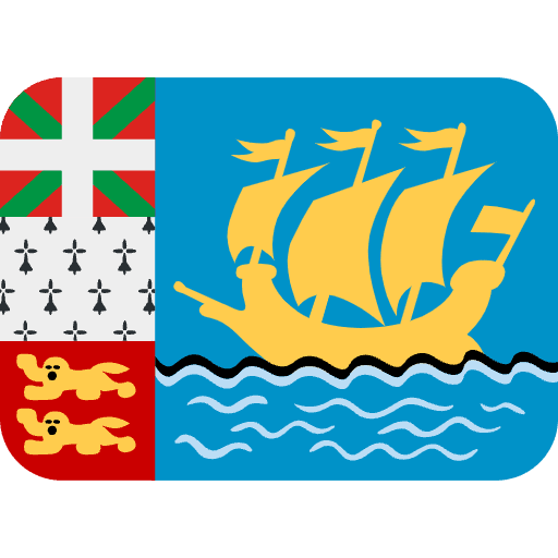 Flag St. Pierre & Miquelon Element from Twemoji Emoji Set