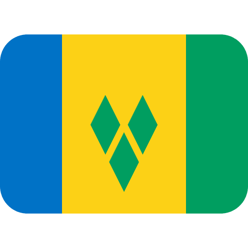 Flag St. Vincent & Grenadines Emoji from Twemoji Emoji Set