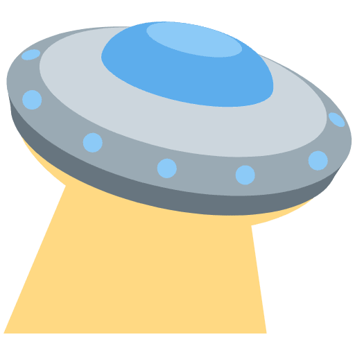 Flying Saucer Emoji from Twemoji Set