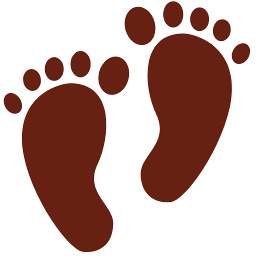 Footprints Emoji from Twemoji Set