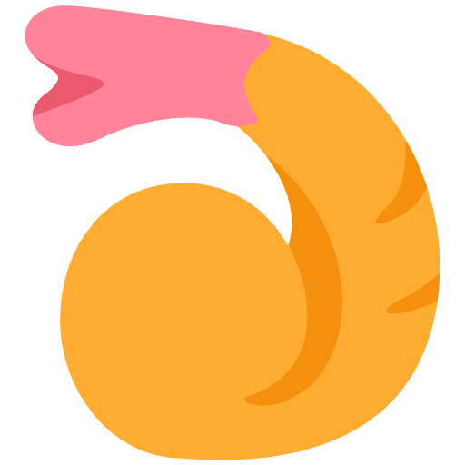 Fried Shrimp Emoji from Twemoji Set
