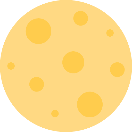 Full Moon Emoji from Twemoji Emoji Set
