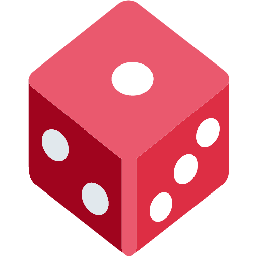 Game Die Emoji from Twemoji Set