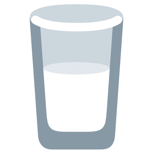 Glass Of Milk Emoji from Twemoji Emoji Set