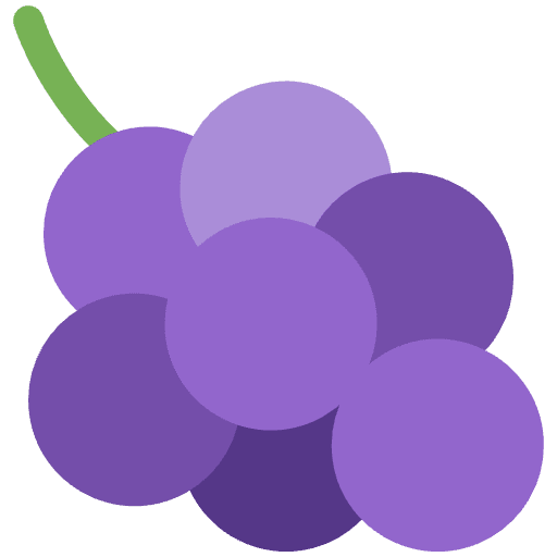 Grapes Emoji from Twemoji Set