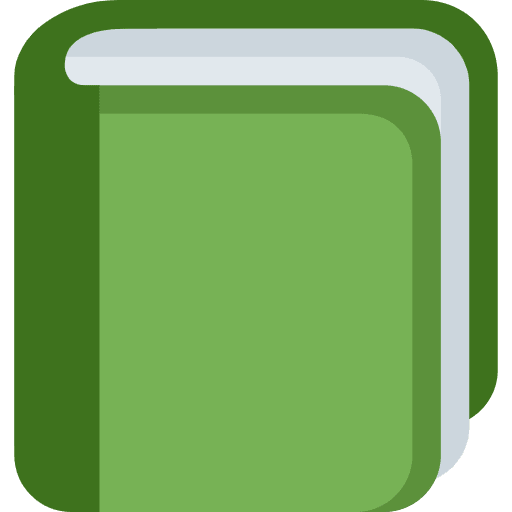 Green Book Element from Twemoji Emoji Set