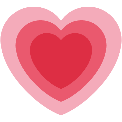 Growing Heart Element from Twemoji Emoji Set