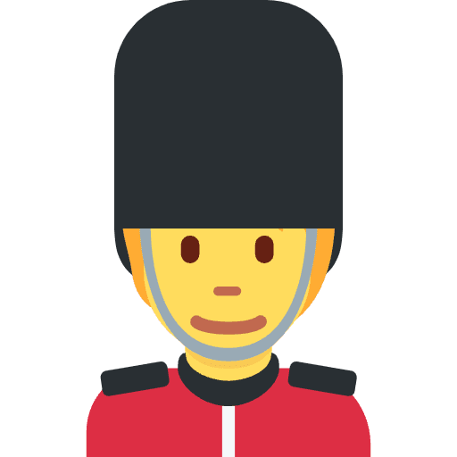 Guard Emoji from Twemoji Emoji Set