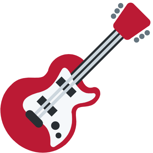 Guitar Emoji from Twemoji Emoji Set