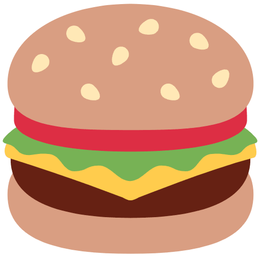 Hamburger Emoji from Twemoji Set